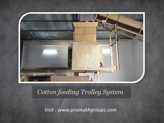 TROLLEY SYSTEM : RAW COTTON FEEDING SYSTEM : COTTON GINNING & PRESING  MACHINERY