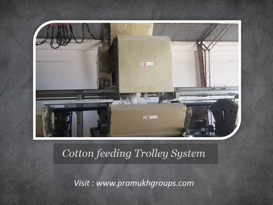 TROLLEY SYSTEM : RAW COTTON FEEDING SYSTEM : COTTON GINNING & PRESING  MACHINERY